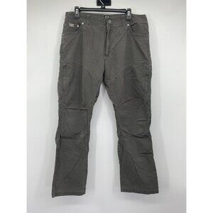 Kuhl Renegade Convertible Cargo Pants Mens 36x30 Gray Nylon Blend Outdoor Hiking